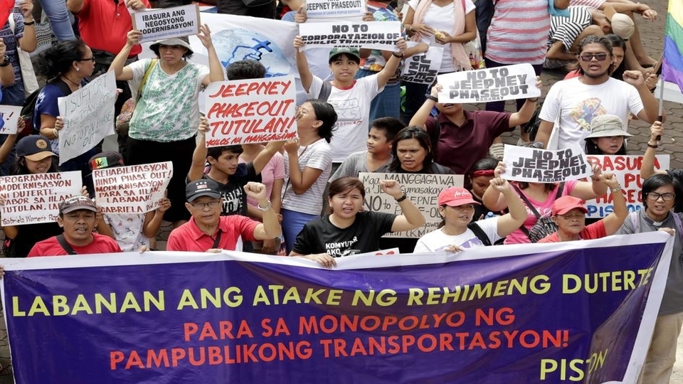 Filipino Transport Workers Strike Against ‘Modernization’ of Public Utility Vehicles NewsClick
